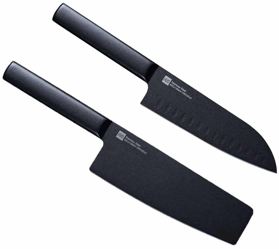 Набор кухонных ножей HuoHou Black Heat Knife Set (2 psc)