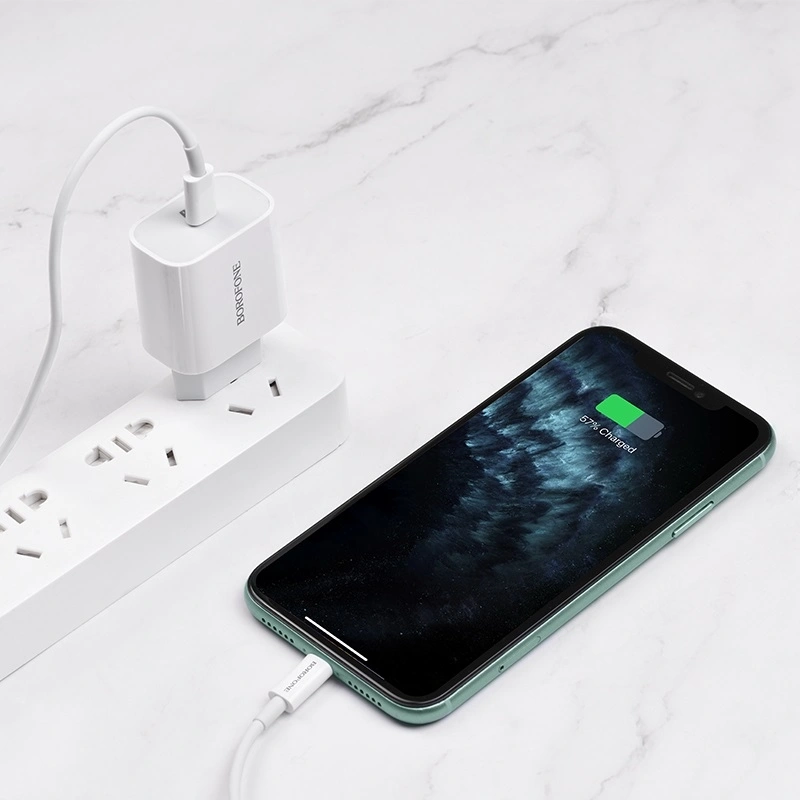 Сетевое зарядное устройство Borofone BA38A Plus Speedy PD20W charger. Фото 5