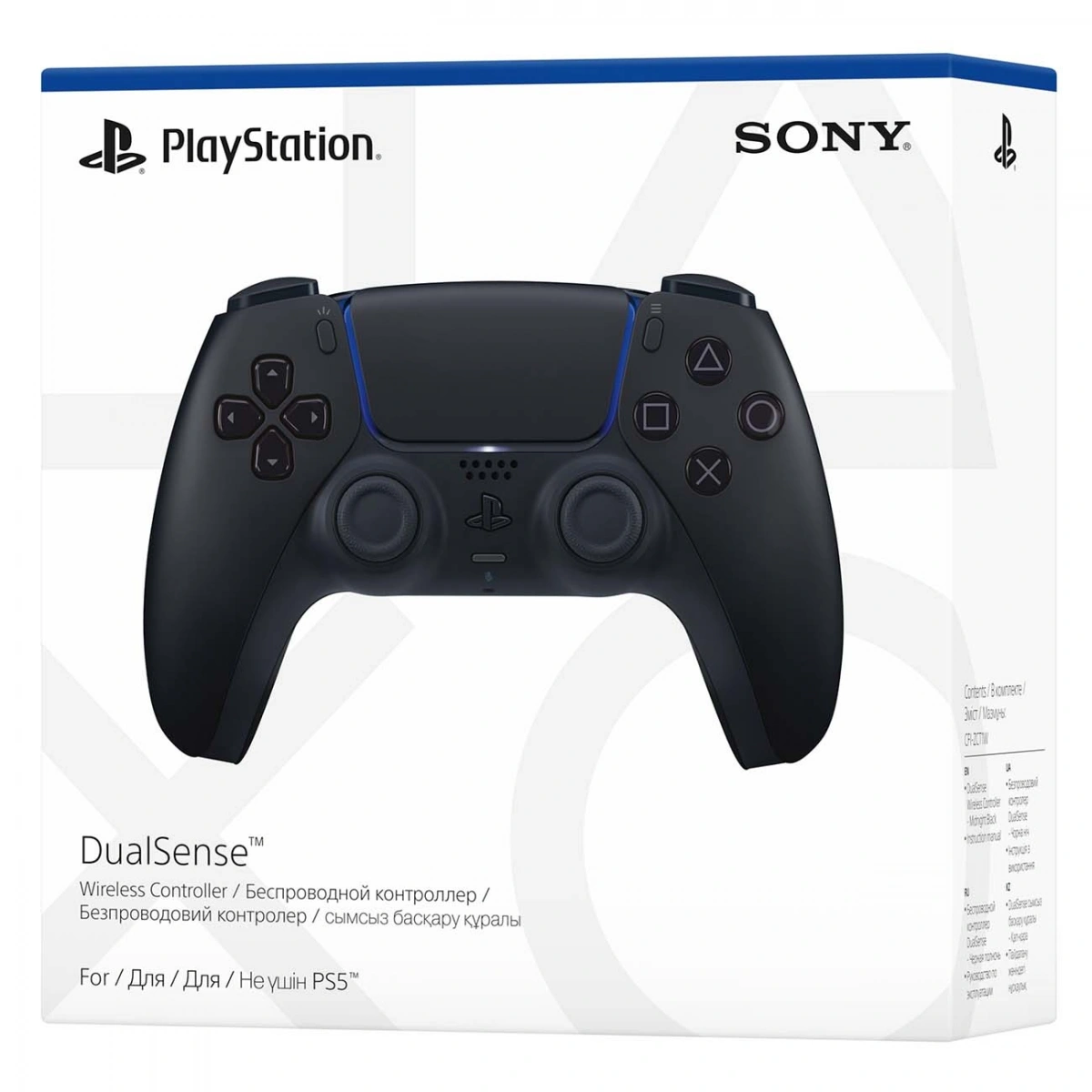 Беспроводной контроллер Sony DualSense (PS5), Чёрный (CFI-ZCT1W). Фото 3