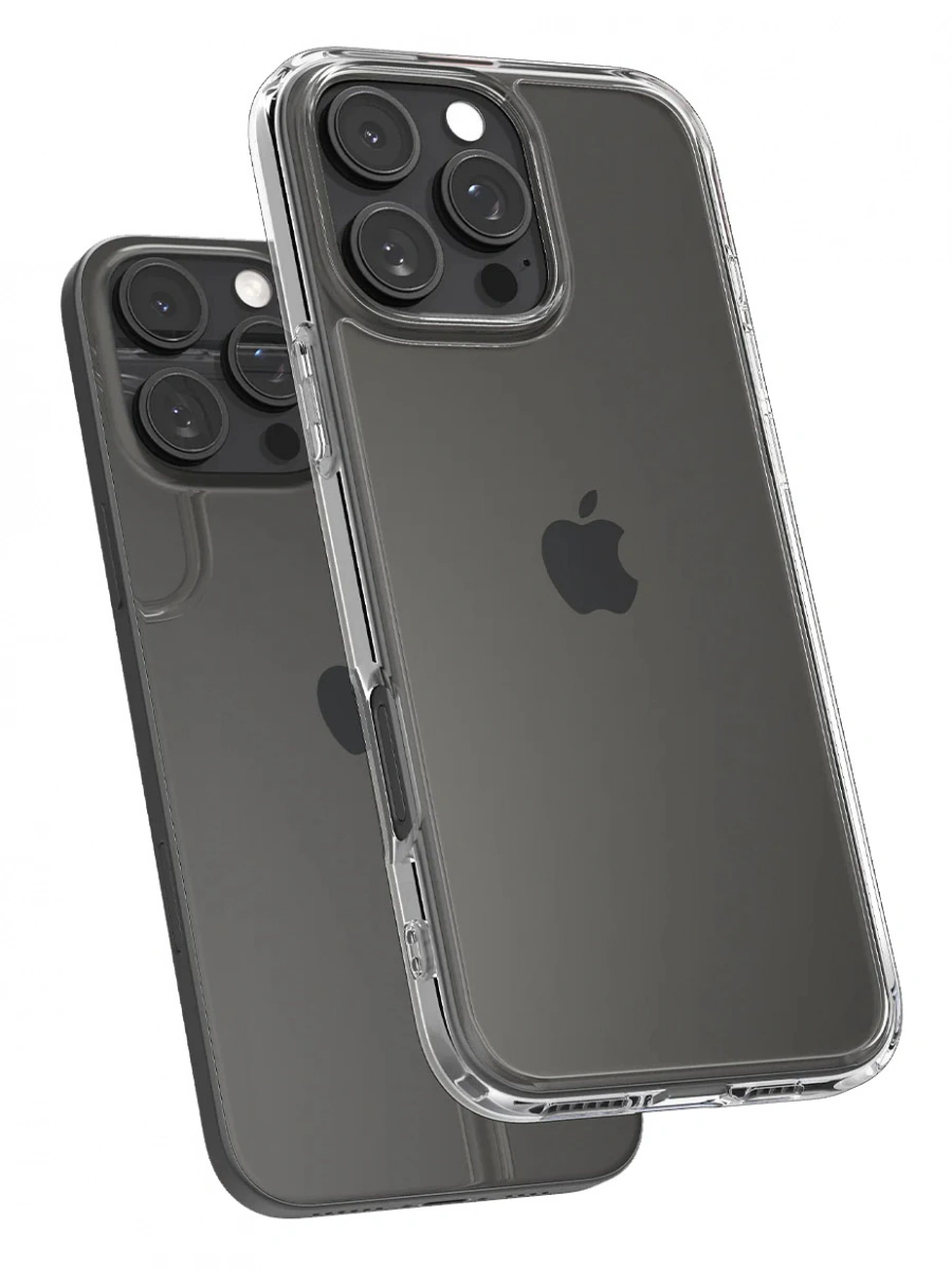 Накладка Spigen Ultra Hybrid для iPhone 16 Pro Max, Crystal Clear (ACS07992). Фото 6