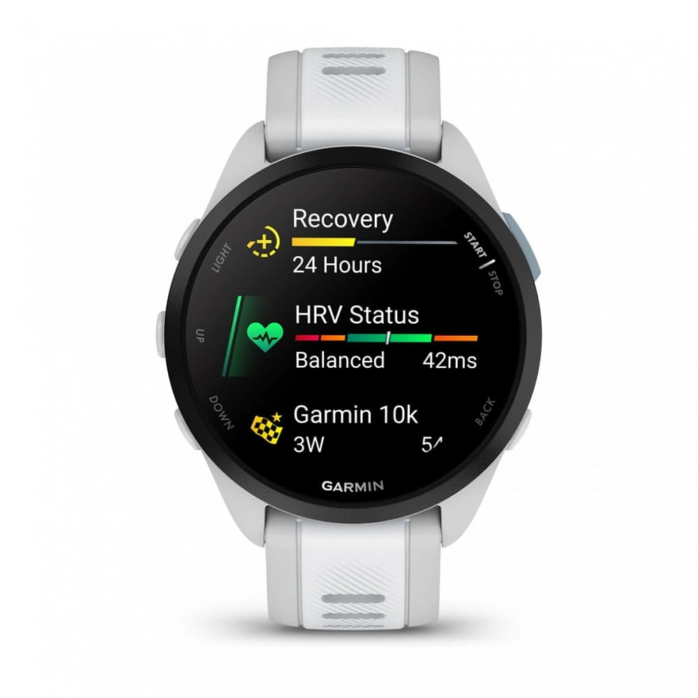 Умные часы Garmin Forerunner 165 Amoled Mist Gray/Whitestone. Фото 2