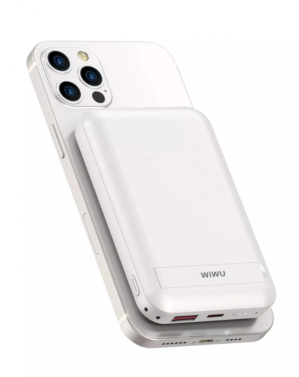 Внешний аккумулятор Wiwu Magnetic SC10000WHT 10000mAh, Белый. Фото 1