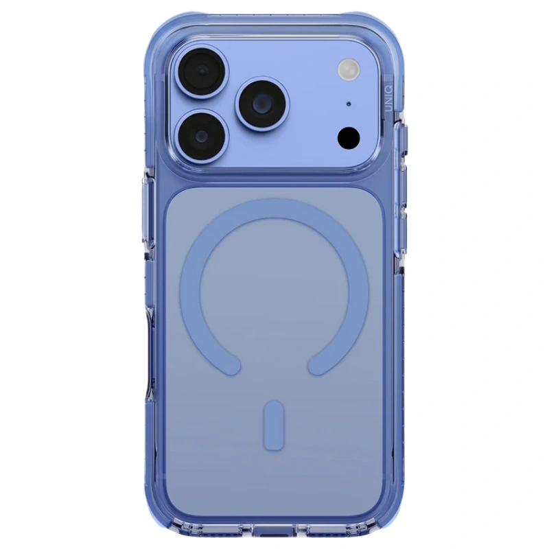 Накладка Uniq для iPhone 18 Pro / iPhone 17 Pro Combat Triple-Layered Protective Case (MagSafe), Polar Blue (IP6.3P(2026)-COMMPBLU). Фото 2