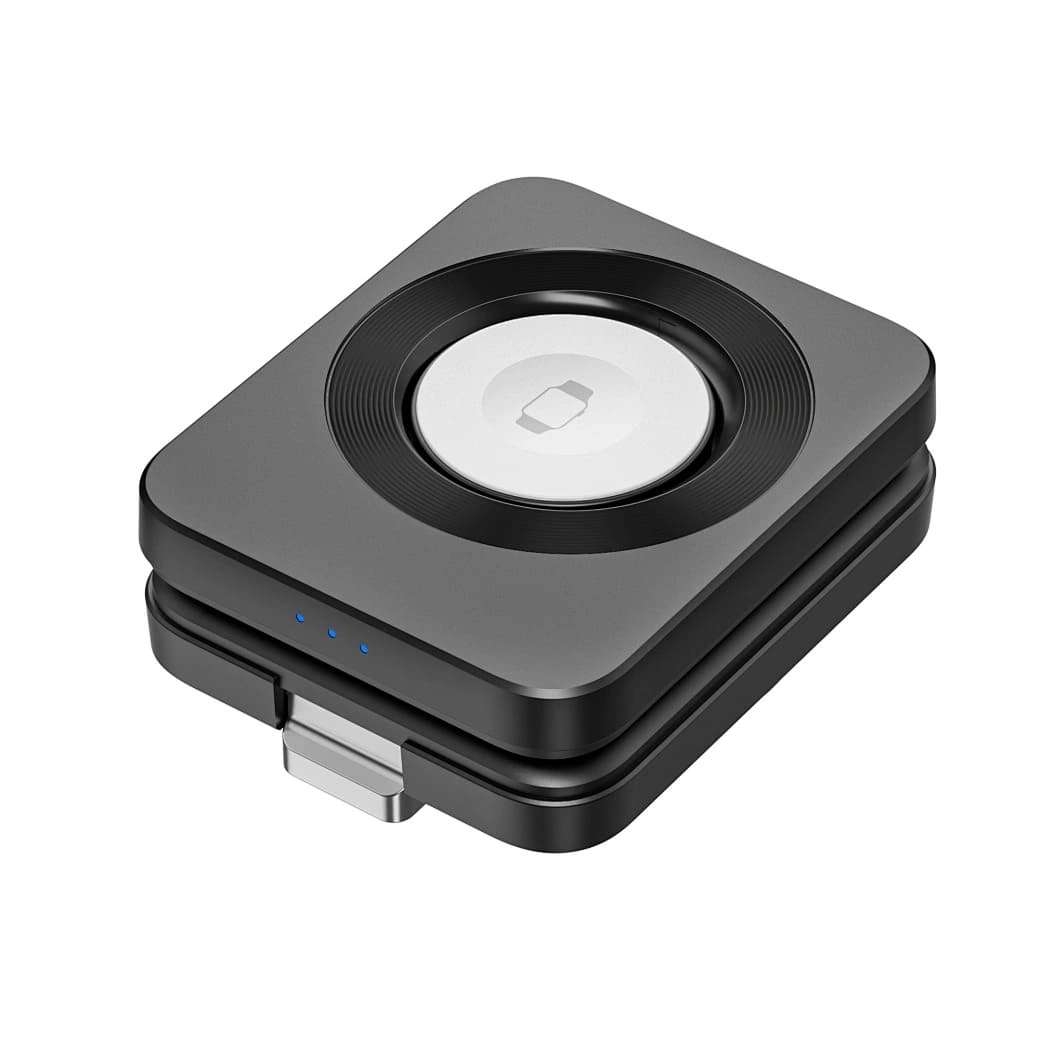 Беспроводное зарядное устройство Wiwu 3in1 Qi2.0 Folding Wireless Charger, Чёрное (Wi-W028). Фото 4