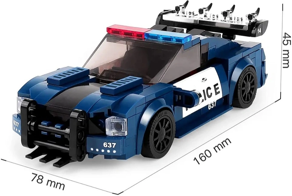 Конструктор Mould King Models 27002. Barricade Police, 356 деталей. Фото 4