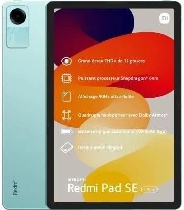 Планшет Redmi Pad SE 8/256Гб Wi-Fi, Мятно-зелёный. Фото 1