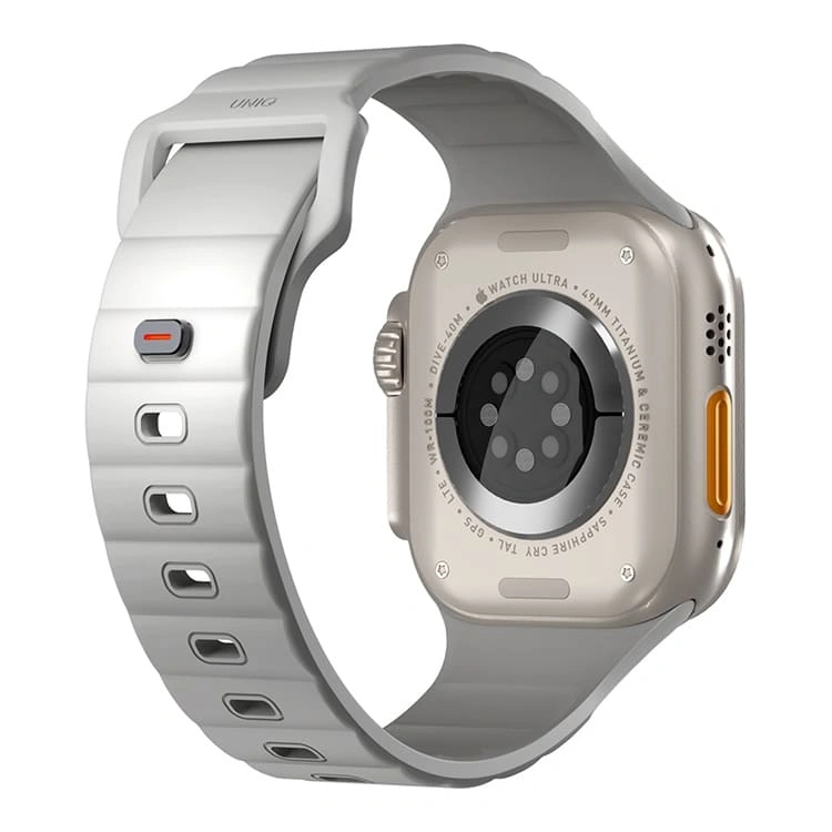 Ремешок Uniq для Apple Watch 42/44/45/49мм STRIDE FKM Rubber, Grey (49MM-STRIGRY). Фото 2