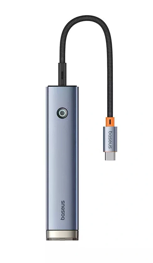 Хаб Baseus UltraJoy Series 5-Port HUB AIR (Type-C to HDMI4K@60Hz*1 + USB 3.0*2 + PD*1 + RJ45*1), (B00052801811-03). Фото 2