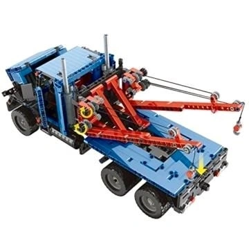 Конструктор Mould King Power Brick 15020. Грузовой эвакуатор, 1064 детали, пульт ДУ, двигатель. Фото 4