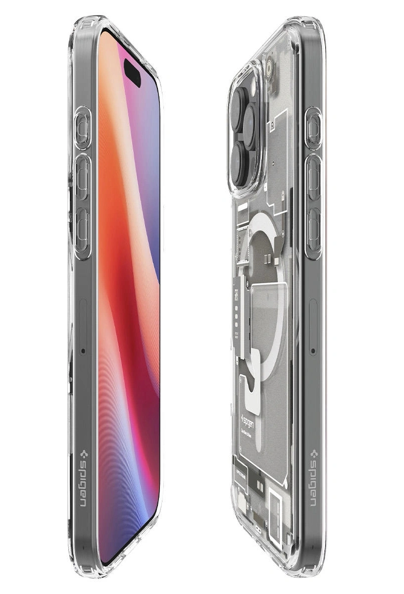 Накладка Spigen Ultra Hybrid MagSafe для iPhone 16 Pro, Zero One Natural Titanium (ACS08137). Фото 5