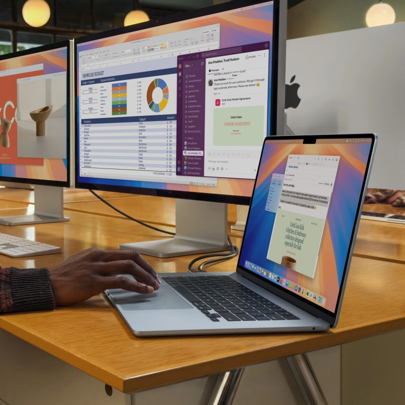 Apple MacBook Air 15" 2025 Серебристый (MW1H3) (M4, 10-ядер CPU/10-ядер GPU, 16 ГБ, 512 ГБ SSD). Фото 7