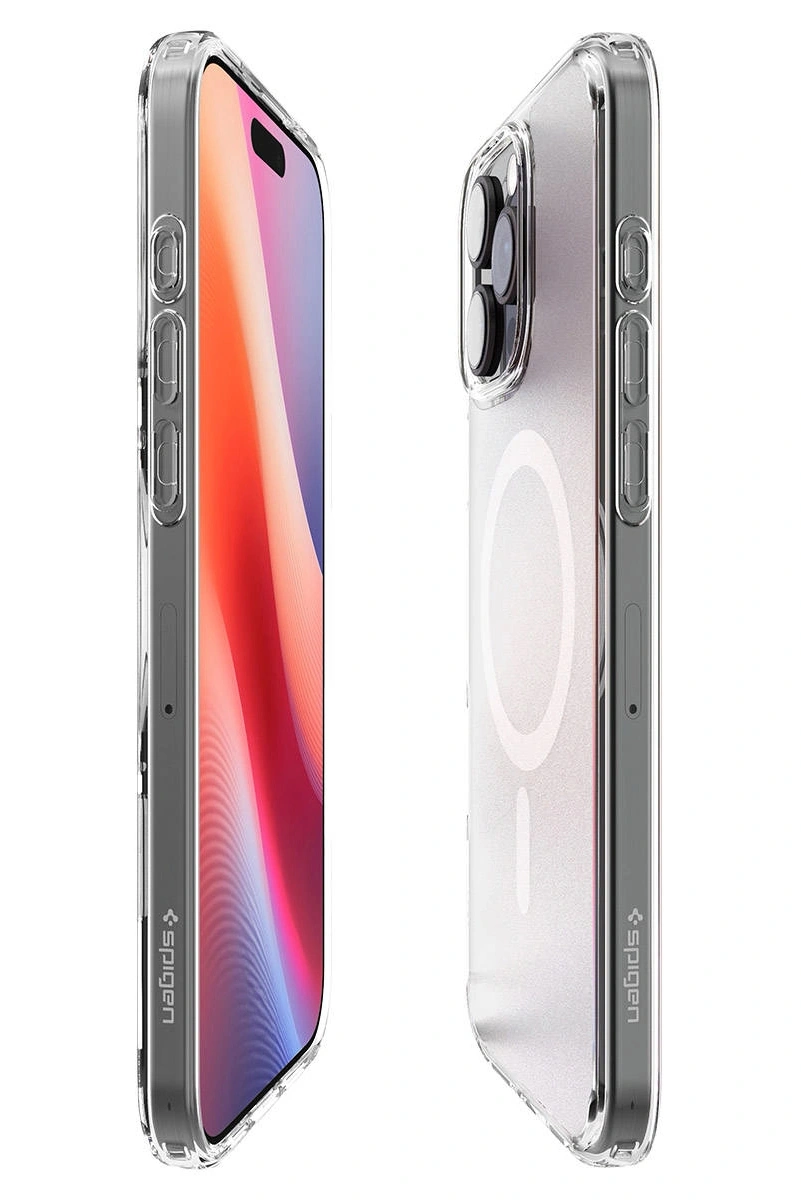 Накладка Spigen Ultra Hybrid MagSafe для iPhone 16 Pro, Frost Clear (ACS08133). Фото 5