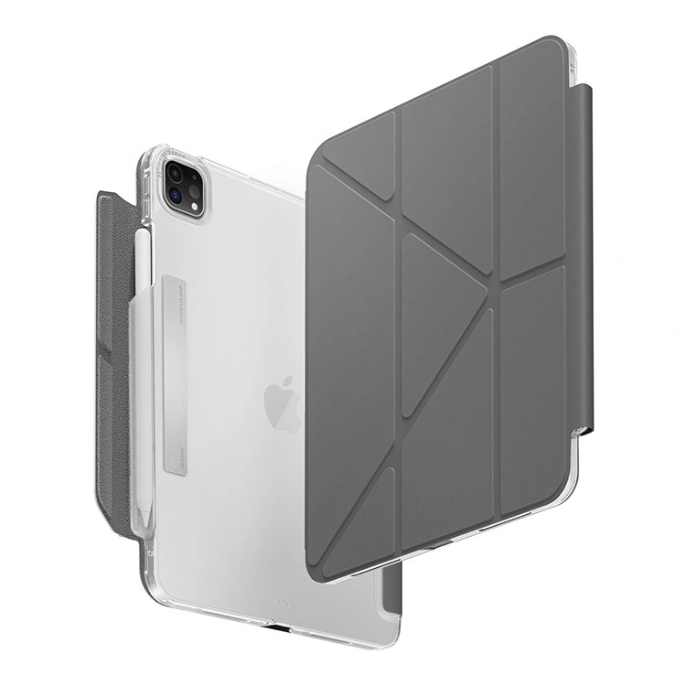 Чехол Uniq для iPad Pro 11 (2024) Camden Click, Rhino Grey (PDP11(2024)-CAMRGRY). Фото 6