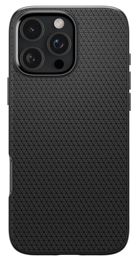 Накладка Spigen Liquid Air для iPhone 16 Pro, Matte Black (ACS08117). Фото 2