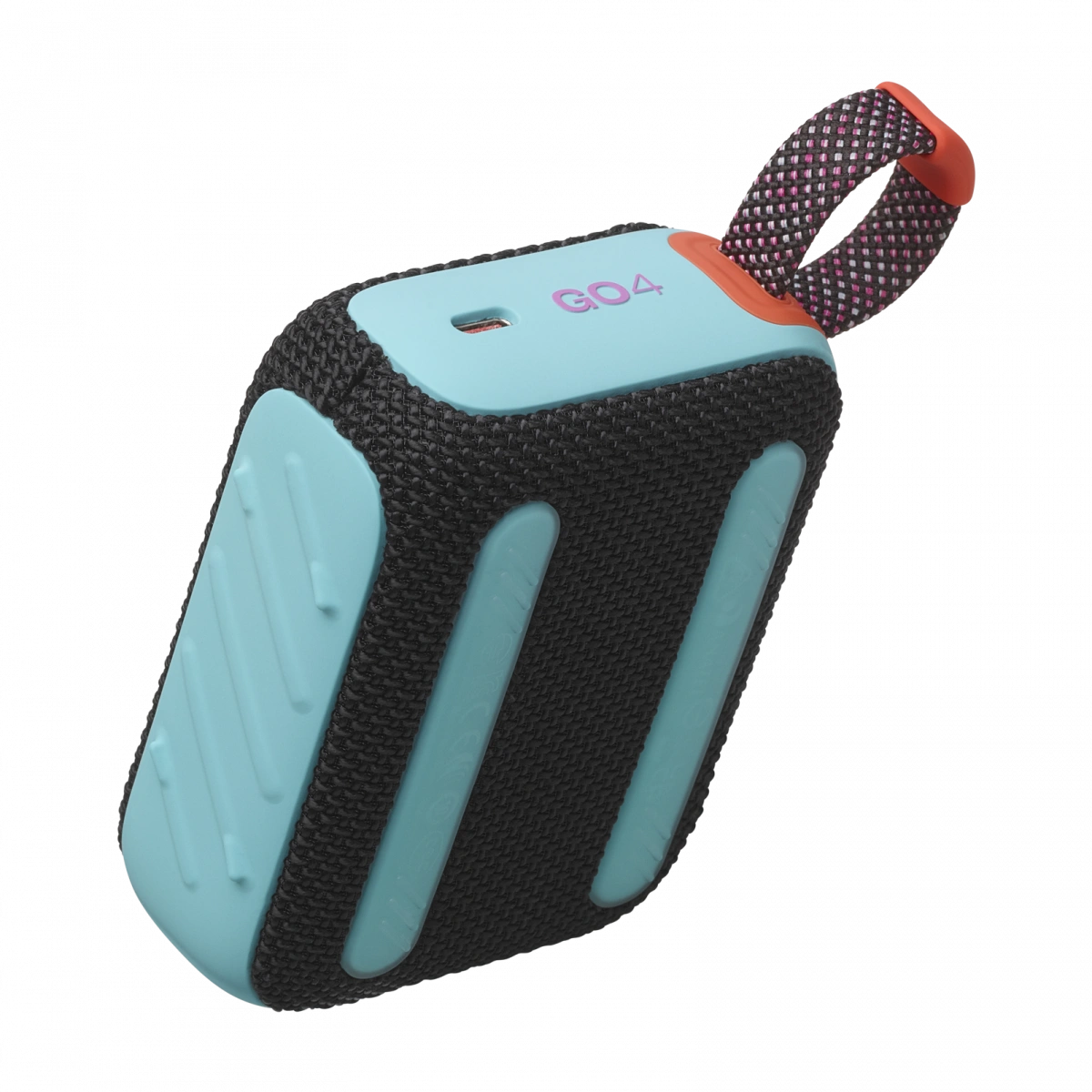 Беспроводная акустика JBL Go 4 Чёрно-оранжевая. Фото 9