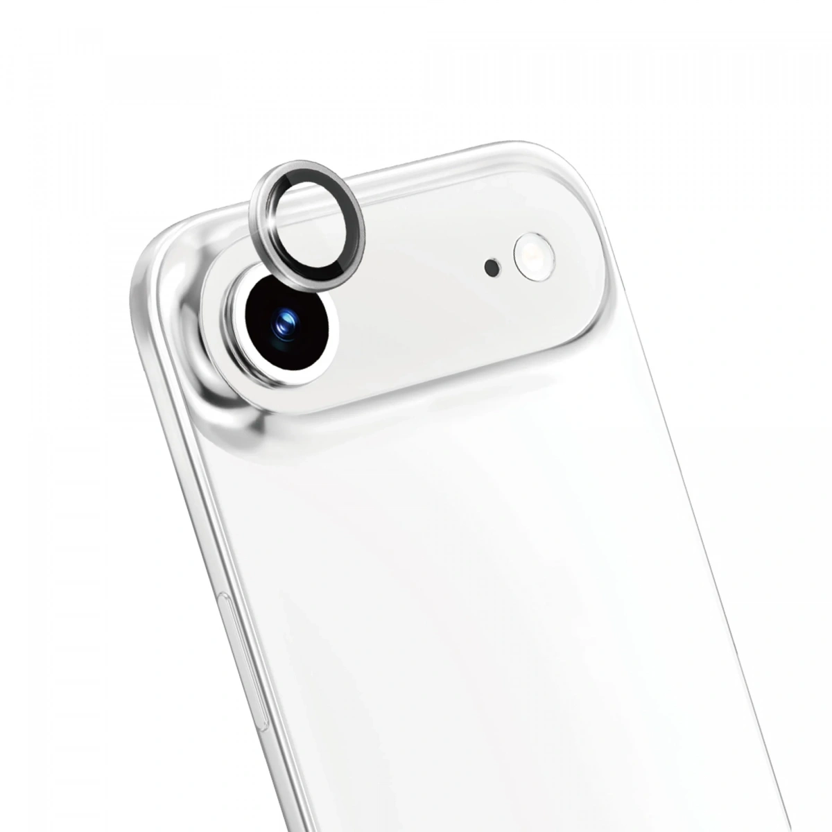 Защитное стекло на камеру Wiwu для iPhone Air Titan Ultra Clear, Серебро. Фото 1