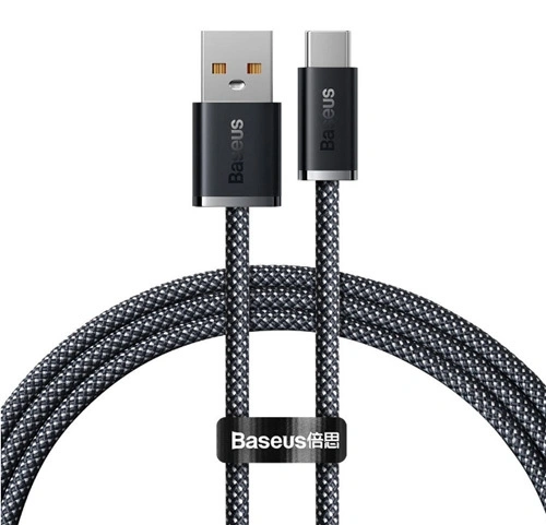 Кабель Baseus Dynamic Series Fast Charging Data Cable USB to Type-C 100W 1m, Серый (CALD000616). Фото 1