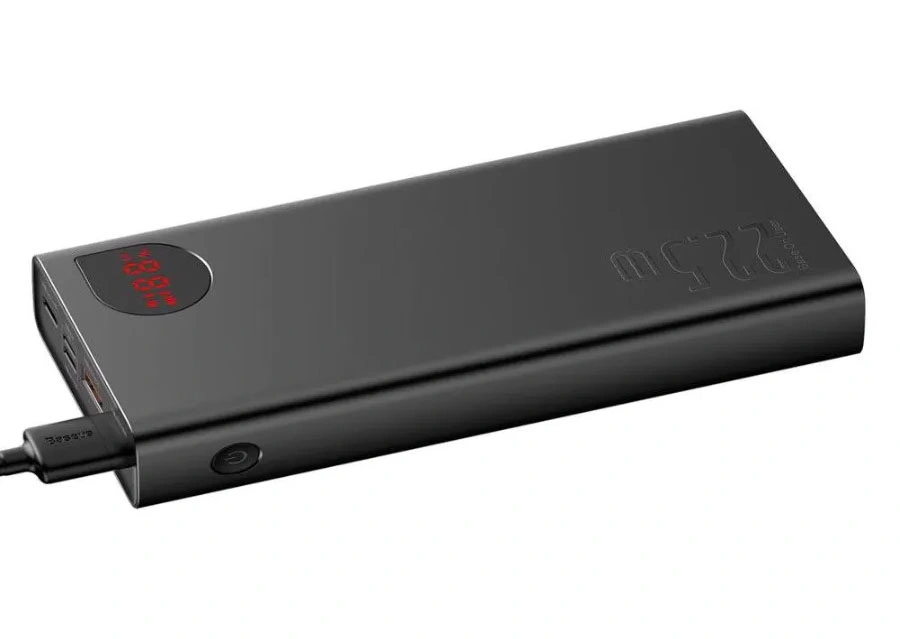 Внешний аккумулятор Baseus Adaman Metal Quick Charge PW 20000 mah 22.5W, Чёрный (P10021502112-01). Фото 3