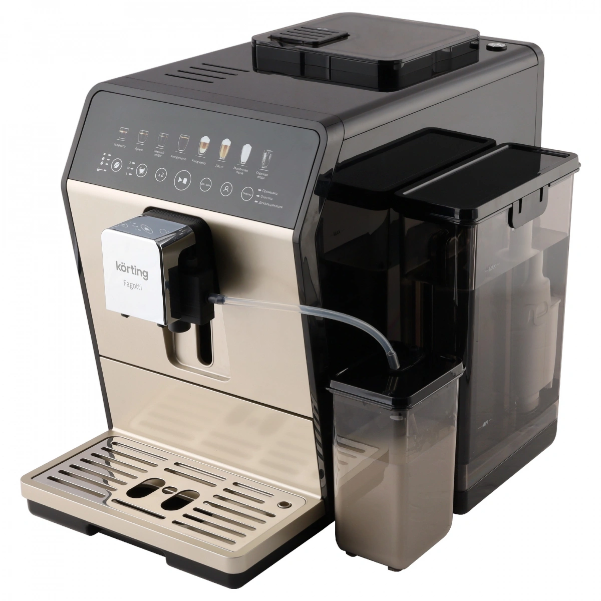 Кофемашина Korting KACM 2026 B Fagottii, Чёрный. Фото 1