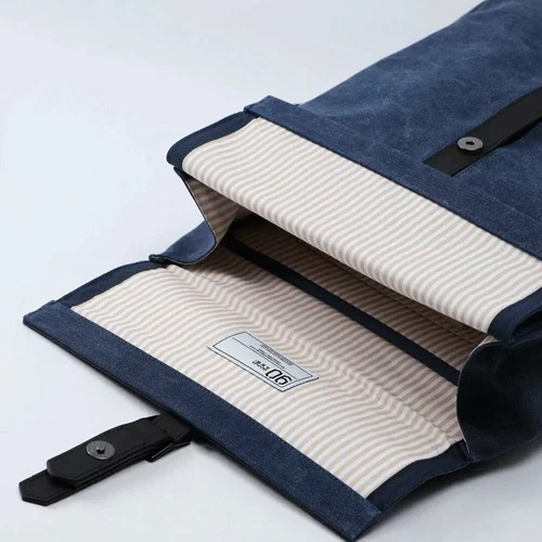 Рюкзак 90 Points Grinder Oxford Casual Backpack 5067, Dark Blue (400x320x150). Фото 5