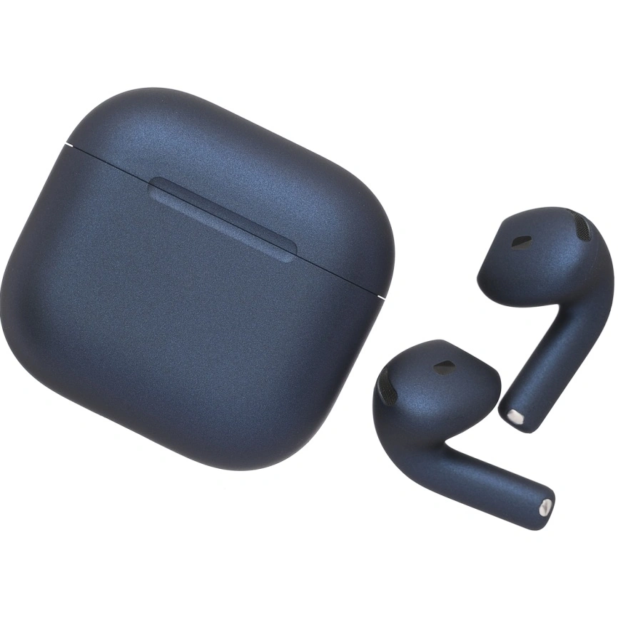 Беспроводные наушники Apple AirPods 4 ANC Color с шумоподавлением (Тёмно-синий матовый). Фото 2