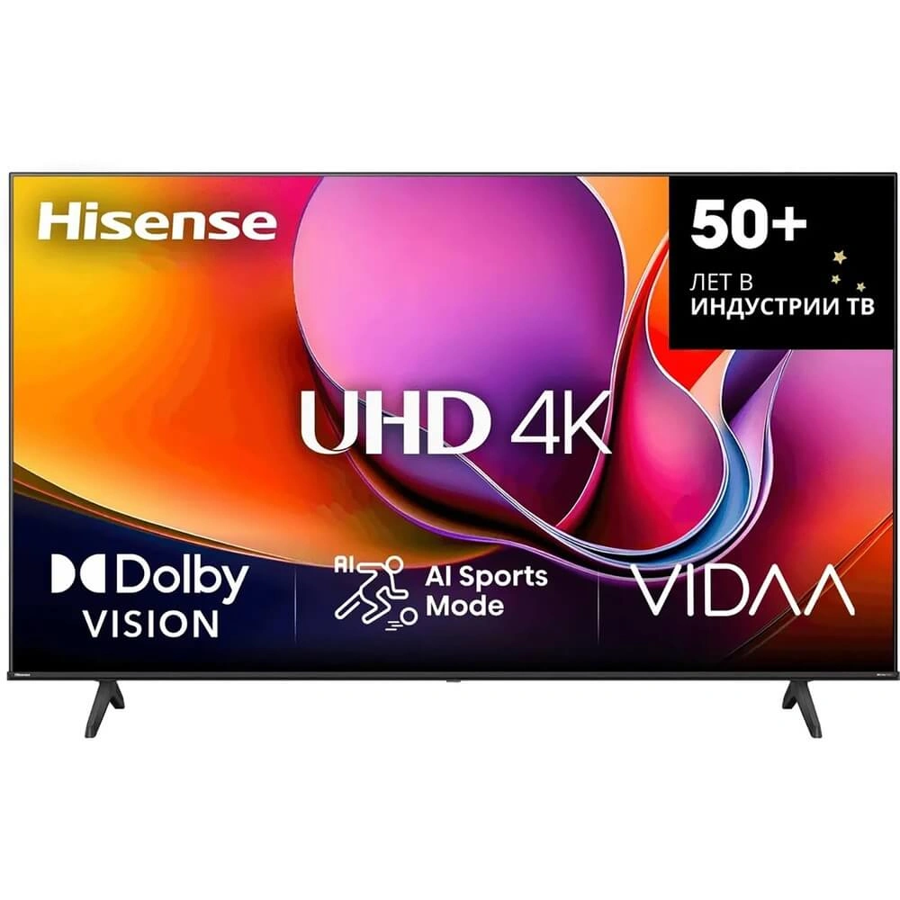 Телевизор Hisense 50A6Q (2025) 50" 4K UHD LED Smart TV. Фото 1