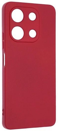 Накладка Silicone Case Logo для Infinix Note 30, Винная. Фото 1