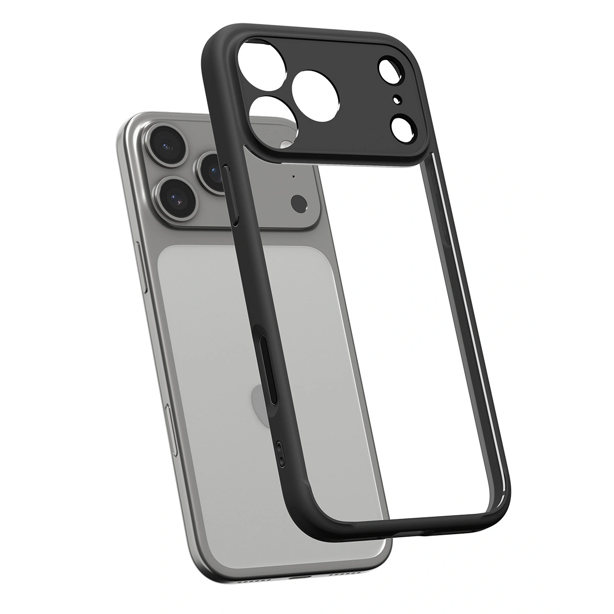 Накладка Spigen Ultra Hybrid для iPhone 17 Pro Max, Чёрный (ACS10279). Фото 5