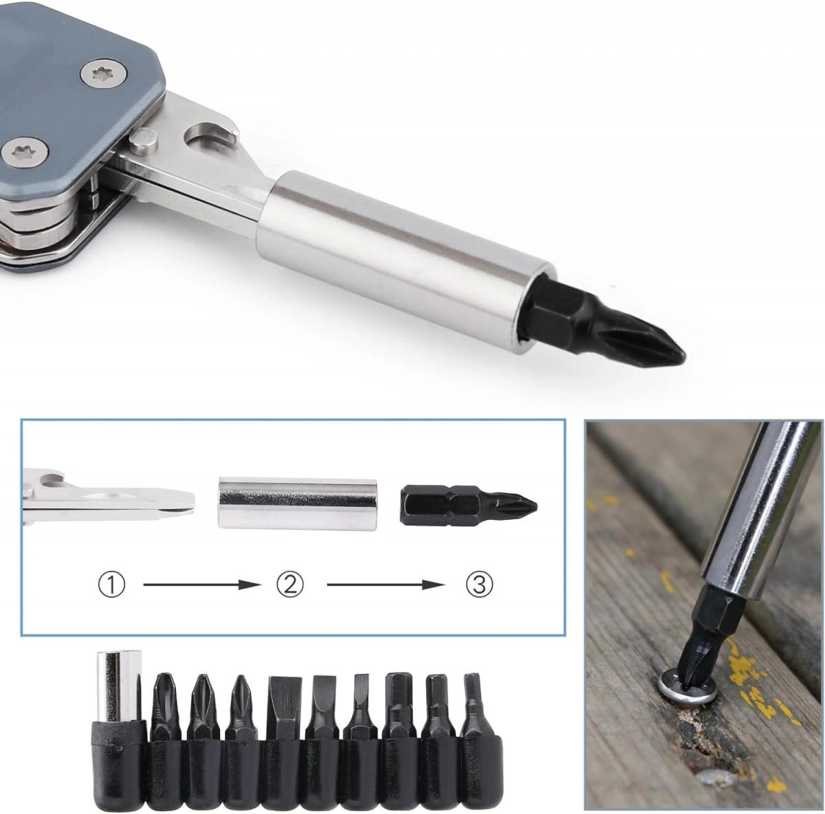 Мультитул XiaoMi NexTool Light Duty Wrench W1 NE20238. Фото 5