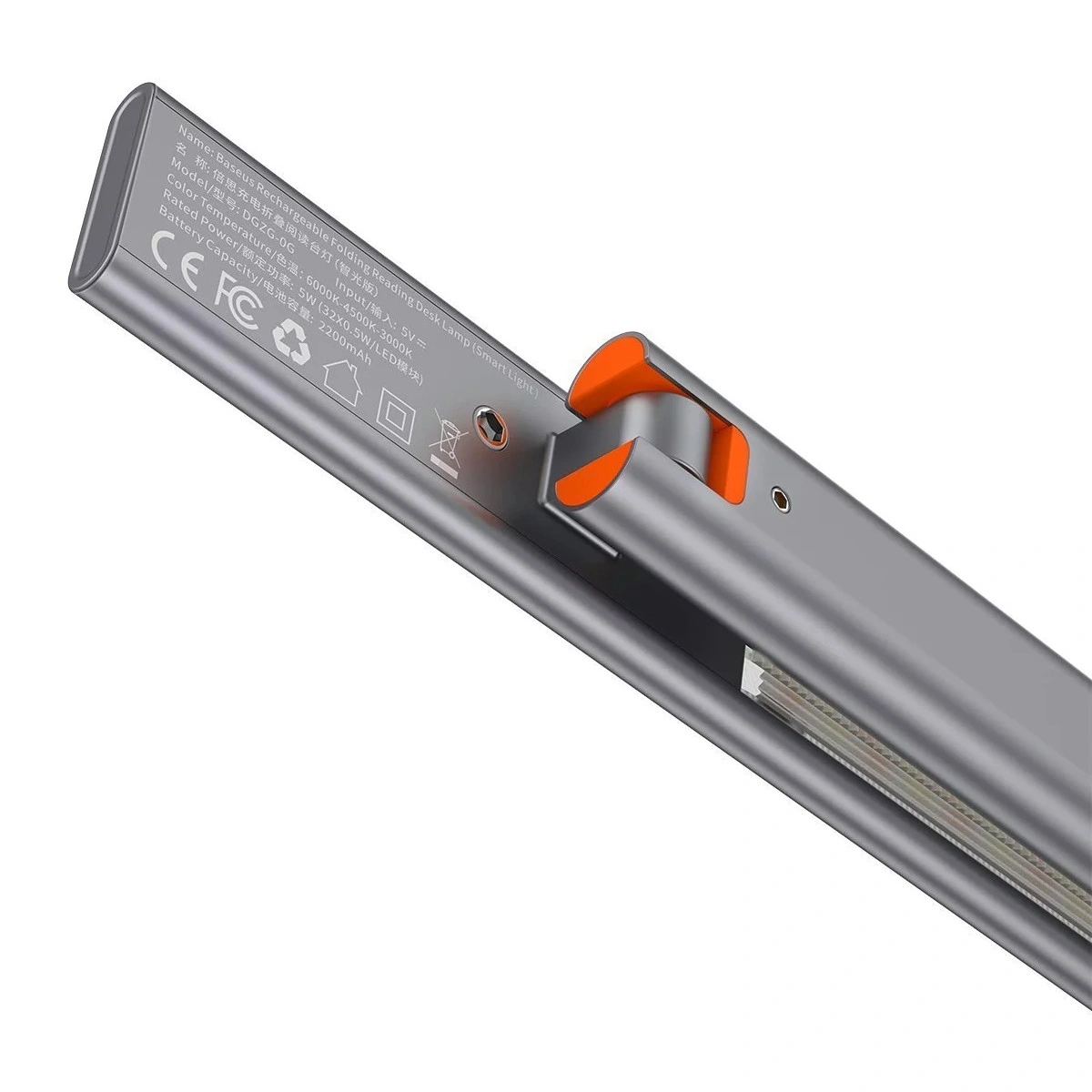 Настольная лампа Baseus Smart Eye Series Charging Folding Reading Desk Lamp, Серая (DGZG-0G). Фото 6