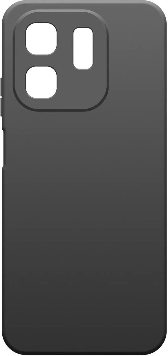 Накладка boraSCO Silicone Case для Infinix Hot 50i, Чёрная. Фото 1