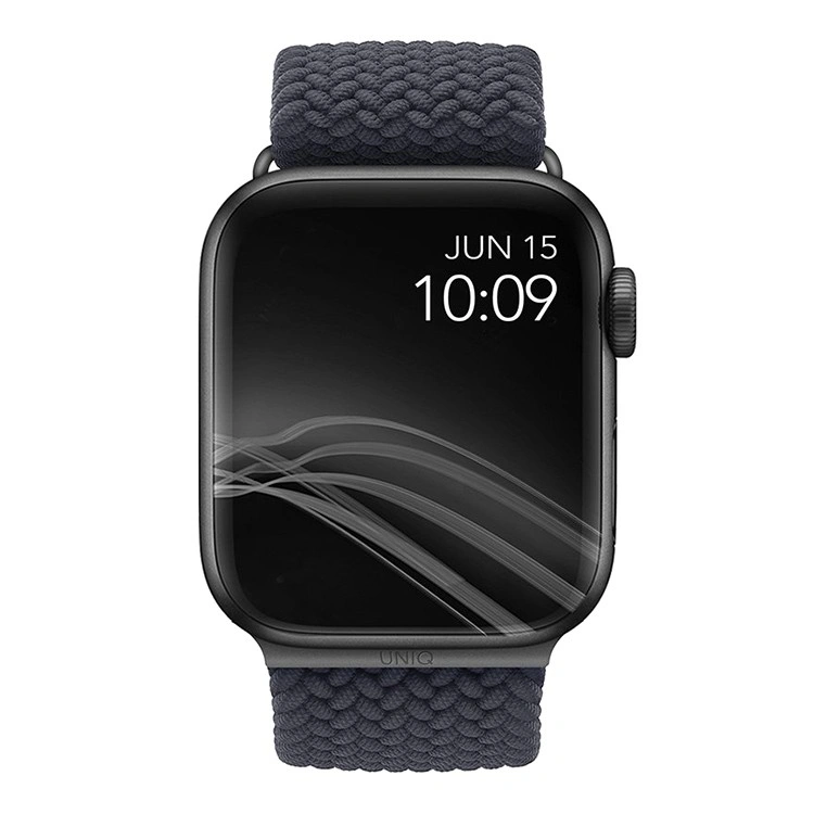 Ремешок Uniq для Apple Watch 44/45/49мм ASPEN Strap Braided, Grey (44MM-ASPGRY). Фото 2