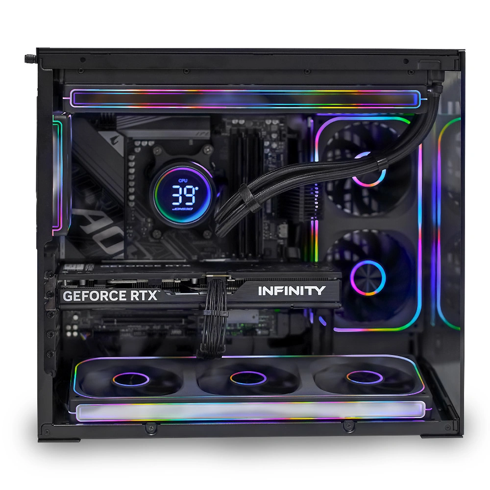 Системный блок CORE PRO (O11 Ryzen 7 7800X3D, 32Гб DDR5, RTX5070, SSD 1Тб M.2, Gigabyte B850, 850Вт). Фото 3