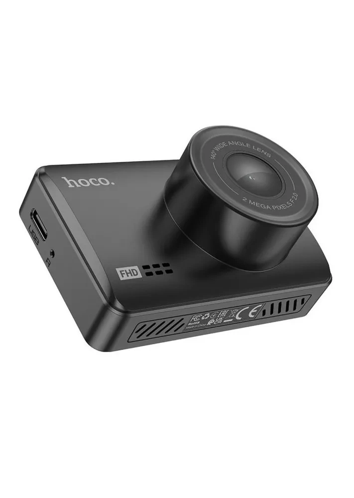 Видеорегистратор Hoco DV2, Чёрный. Фото 3