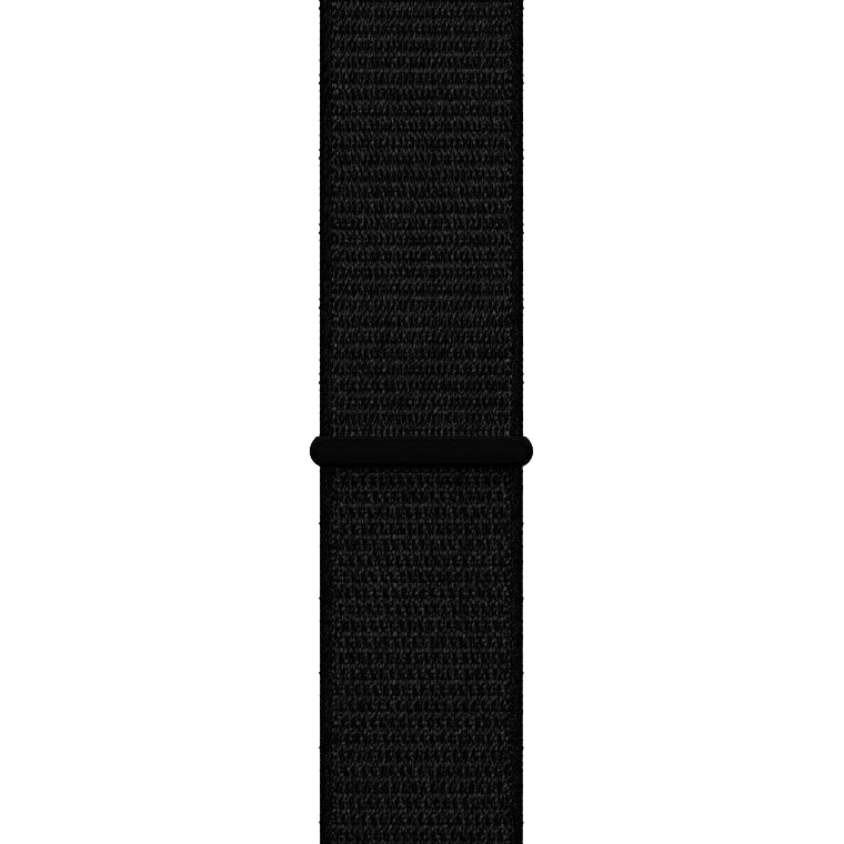 Ремешок нейлоновый для Apple Watch 38/40/41/42мм, Чёрный. Фото 1
