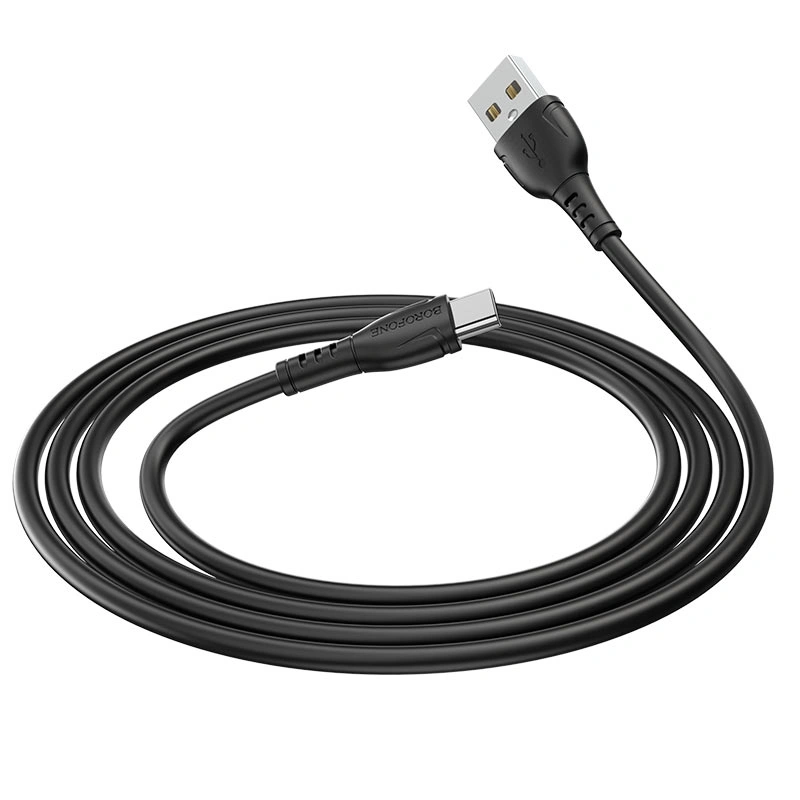 Кабель Borofone BX51 Triumph USB for Type-C 3A 1м, Чёрный. Фото 2