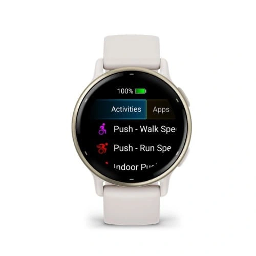 Умные часы Garmin Vivoactive 5 Ivory/Cream Gold. Фото 2