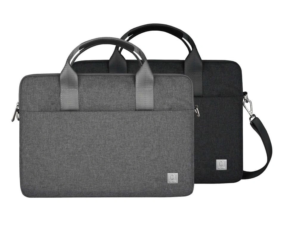 Сумка для ноутбука Wiwu Minimalist Laptop Bag 2 15.6", Black. Фото 5