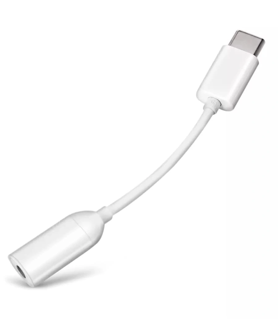 Переходник XiaoMi USB-C на mini-jack 3.5 мм, Белый (SJV4091TY). Фото 3
