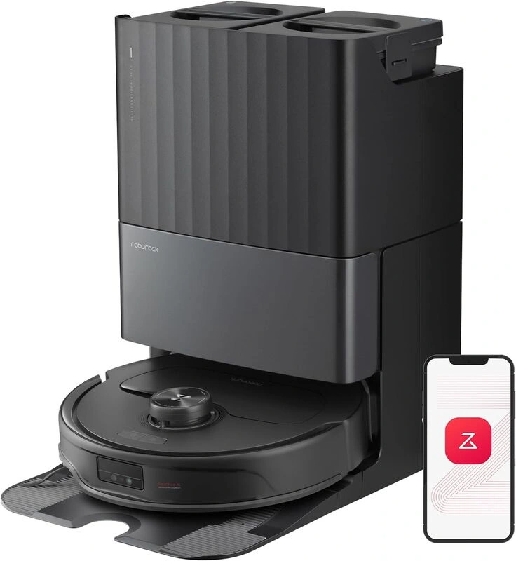 Робот-пылесос Roborock Qrevo Master, (QR2PPS+EWFD22HRR) Чёрный. Фото 4