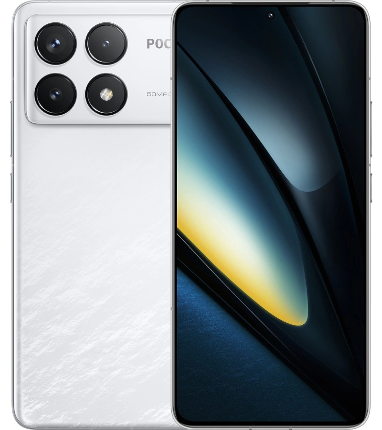 Смартфон Poco F6 Pro 12/256Гб Белый. Фото 1