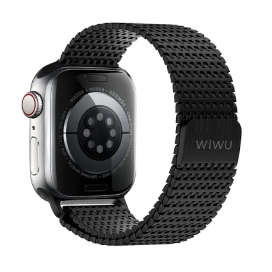 Ремешок Wiwu для Apple Watch 38/40/41/42мм Domino Watch Band, Black (Wi-WB002). Фото 2