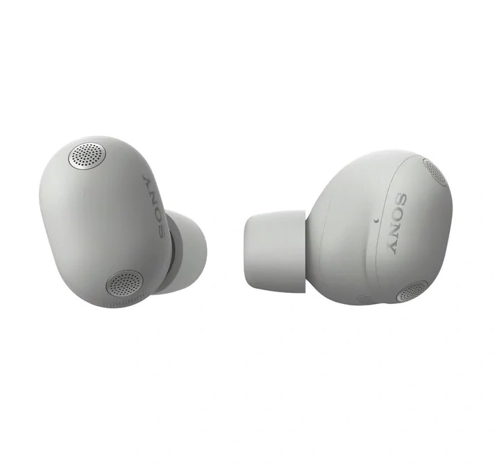 Беспроводные наушники Sony WF-1000XM6/SC с шумоподавлением, Серебристые. Фото 3