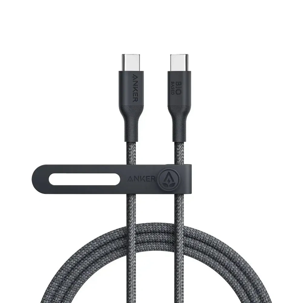 Кабель Anker 544 USB-C to USB-C 240W (Braided) 1.8m, Black (A80F6P11). Фото 1