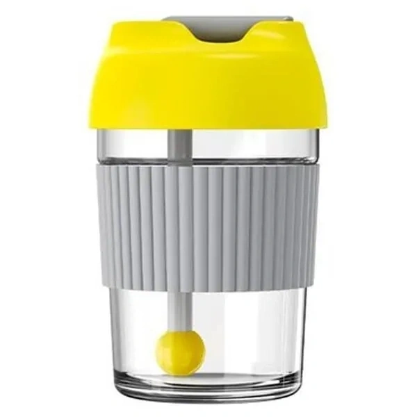 Термокружка Kiss Kiss Fish Rainbow 365ml, Yellow Gray (G-U36W). Фото 1