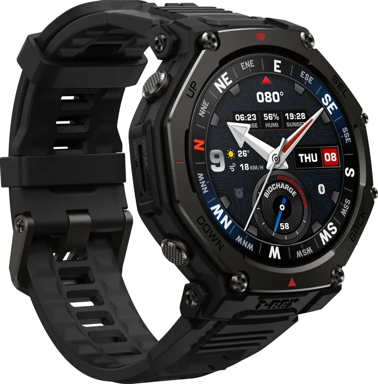 Умные часы Amazfit T-Rex 3 Pro 48мм, Тактический чёрный (A2444). Фото 3