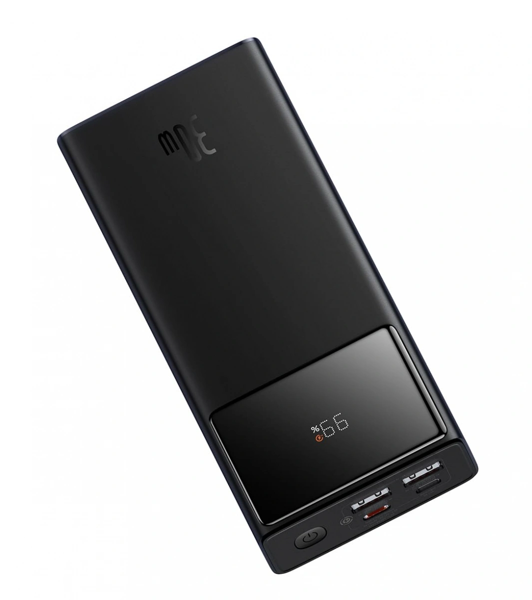 Внешний аккумулятор Baseus Star-Lord Digital Display Fast Charging 30000mAh 30W с кабелем USB to Type-C 3A 0.3m, Чёрный (P10022905113-00). Фото 2