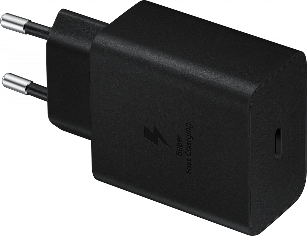 Сетевое зарядное устройство Samsung USB-C 45W + Cable Type-C to Type-C, Чёрное (EP-T4510). Фото 4