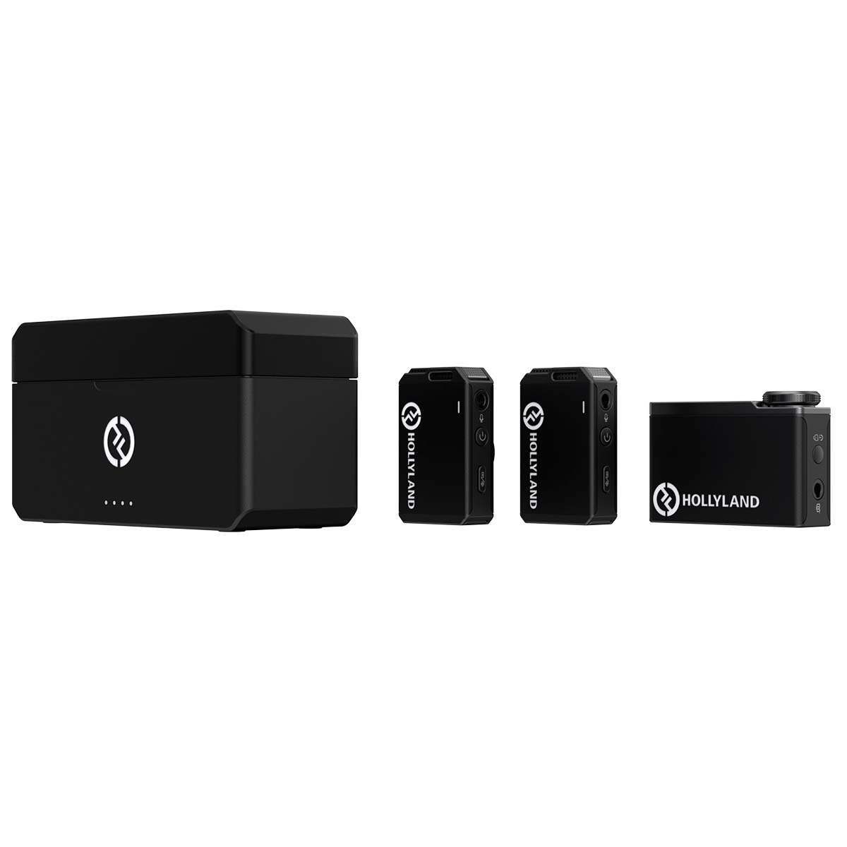 Петличная радиосистема Hollyland LARK MAX Duo, Чёрная (комплект беспроводных микрофонов). Фото 5