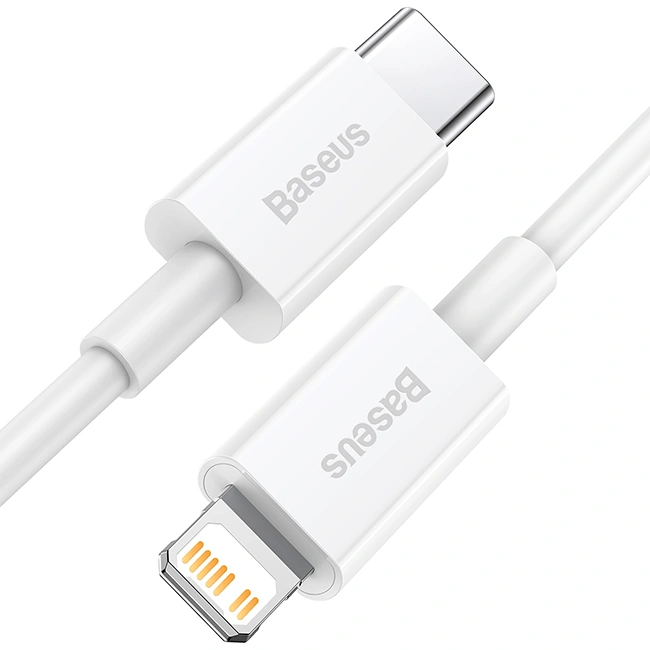 Кабель Baseus Superior Series Fast Charging Data Cable Type-C to iP PD 20W 2m, Белый (CATLYS-C02). Фото 2